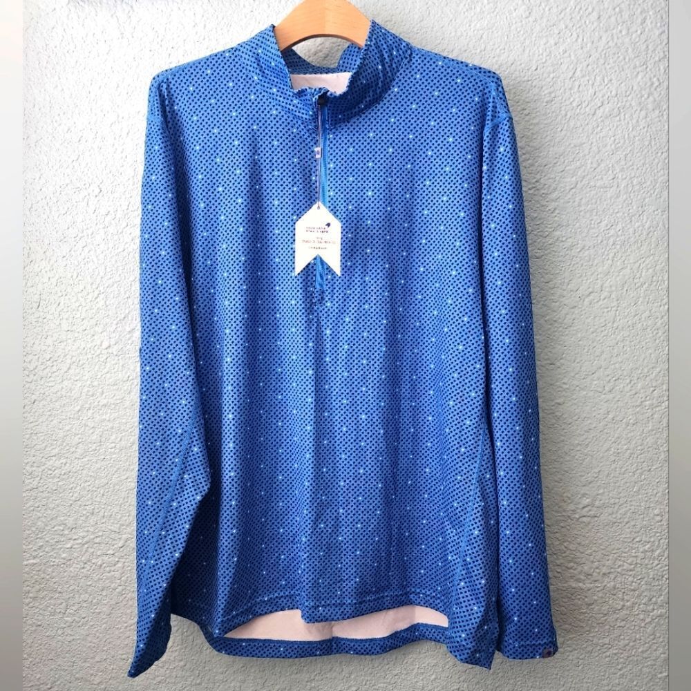 1764 Iconic Quarter Zip Golf Pullover shirt new with tags